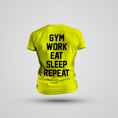 GYM WORK EAT SLEEP REPEAT - T-Shirt Dri-FIT Tech