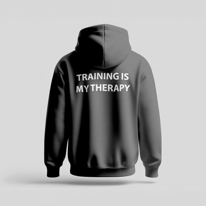 TRAINING IS MY THERAPY - Hoodie Premium